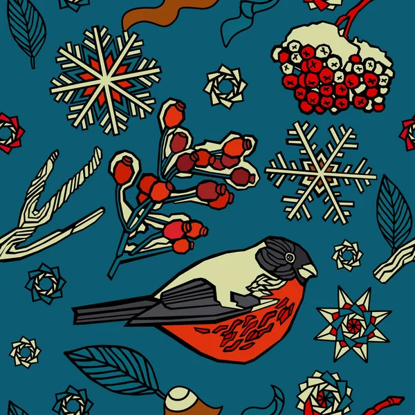Ilustração Aconchegante Inverno Fundo Decorativo Natal Vetor —  Vetores de Stock