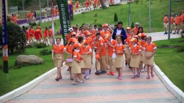 Genç olanlar Uluslararası Çocuk Kampı Artek git