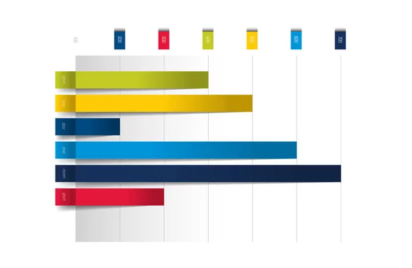 Grafico Grafico Schema Semplicemente Colore Modificabile Elemento Infografico Vettore — Vettoriale Stock