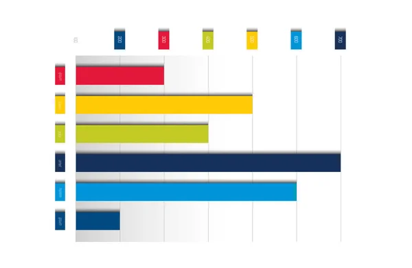 Grafico Grafico Schema Semplicemente Colore Modificabile Elemento Infografico Vettore — Vettoriale Stock