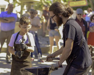 Lugo, Galicia/Spain; 06 17 2018: Smith en el Arde lucus