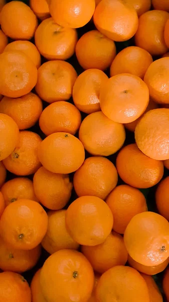 Tangerinas Uma Caixa — Fotografia de Stock