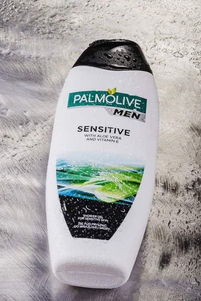 Гель Душа Palmolive Изолирован Градиентном Фоне Производства Американской Компании Colgate — стоковое фото