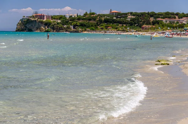 Pintoresca Playa Arena Dorada Tsilivi Situada Este Isla Zakynthos Mar —  Fotos de Stock