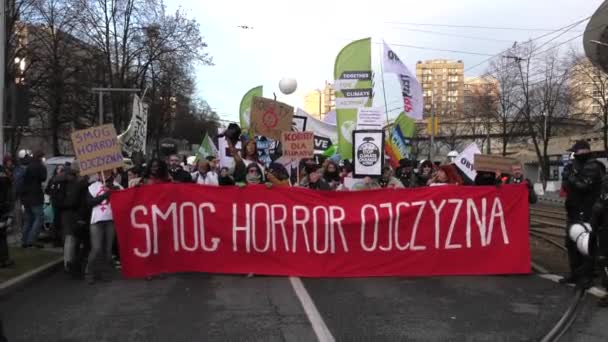 카토비체 폴란드 2018 운동가 에너지는 Cop24에 K에서 — 비디오