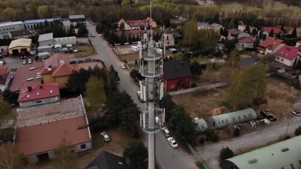 Network Mast Uhd Cinematic — Stock Video