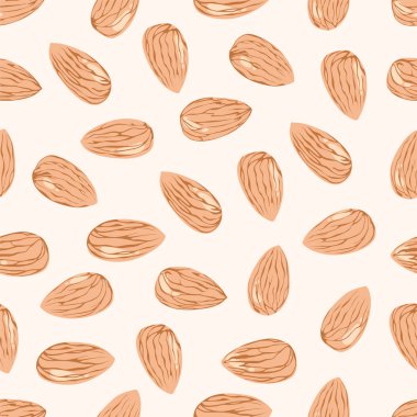 Arka plan üzerinde badem şekli.