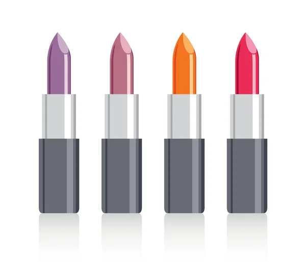 Set Van Lippenstift Vector — Stockvector