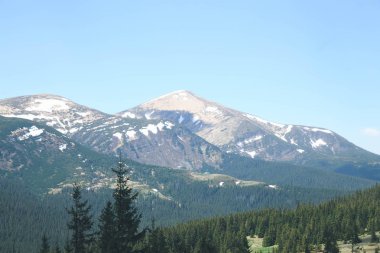 Doğal görünümü ünlü Hoverla dağ güzellik, Vorokhta, Karpat, Ukrayna
