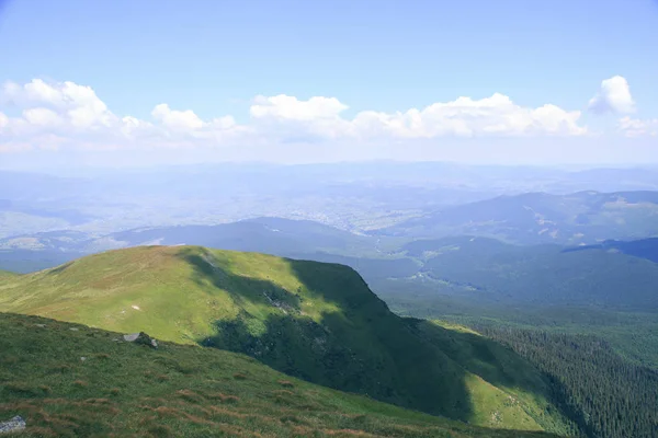 Schöne Landschaft Des Petros Gebirges Karpaten Ukraine — Stockfoto