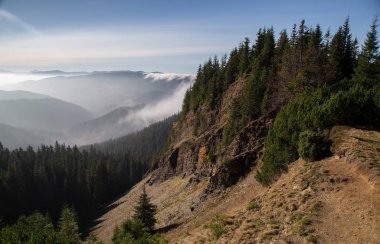 büyüleyici manzara Dağı Syvulya, Karpat, Ukrayna'nın doğal görünümü