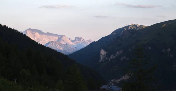Widok Góry Marmolada Dolomity Włochy — Zdjęcie stockowe