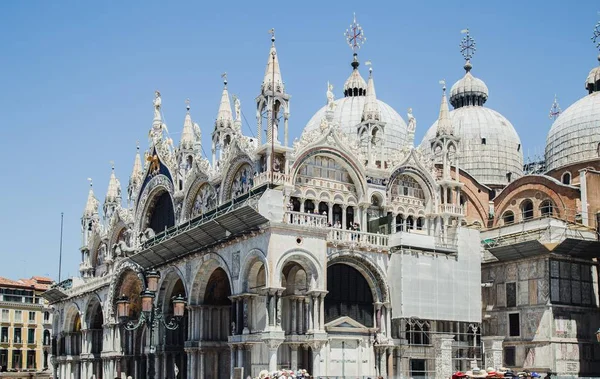 Venedik Talya Nın Antik Mimari Görünümünü — Stok fotoğraf