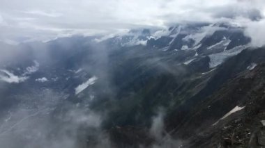 Montblanc, Chamonix, Fransa dan havadan görünümü