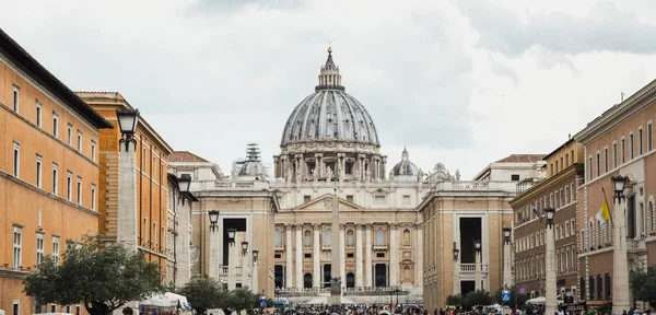 Görünüm Saint Peters Bazilikası Roma Talya — Stok fotoğraf