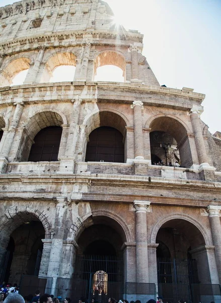 Vista Del Coliseo Roma Italia —  Fotos de Stock