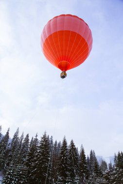 Bukovel tatil üzerinde hava balonu yolculuk görünümü, Yaremche
