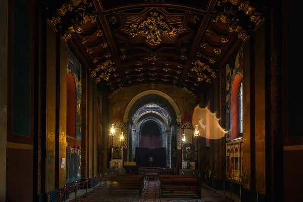 Всередині Віці Церква Львові — стокове фото