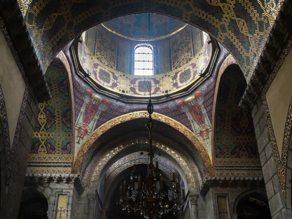 Dentro Iglesia Envejecida Lviv Ucrania — Foto de Stock