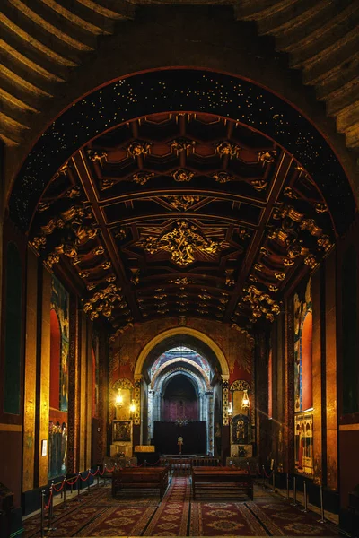 Dentro Iglesia Envejecida Lviv Ucrania —  Fotos de Stock