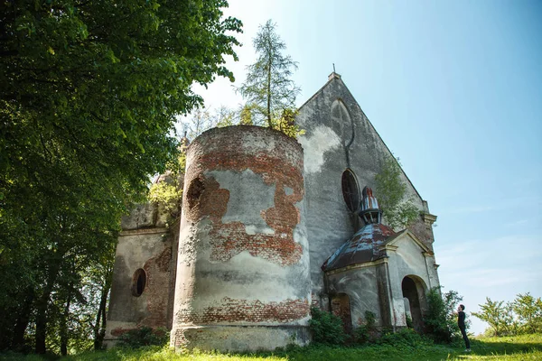 Gündüz Lviv Kale Kalıntıları Görünümü — Stok fotoğraf