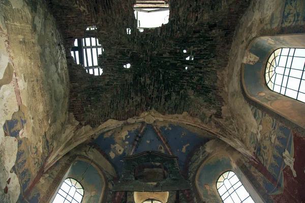 Inneren Der Burgruine Bei Tag Lviv — Stockfoto