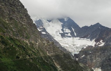 Montblanc, Chamonix Alps Puslu Dağlar