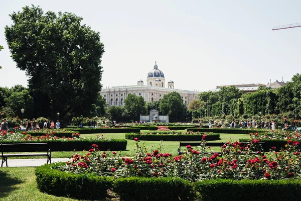 View Park Aged Architecture Vienna — Stock Photo, Image