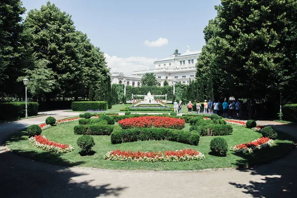 View Park Aged Architecture Vienna — Stock Photo, Image