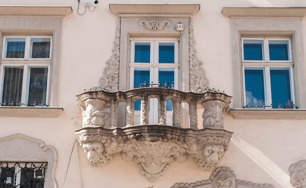 view of Lviv architecture at daytime, Ukraine 