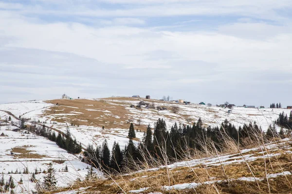 doğal görünümü Hills yakınlarında Holovy Köyü, Ukrayna