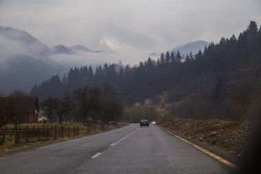 pitoresk peyzaj Krasnoyillya Village, Ukrayna