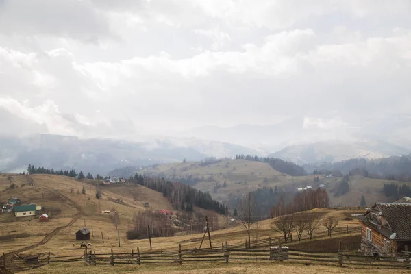 Scenic Landscape Krasnoyillya Village Ukraine — Stock Photo, Image