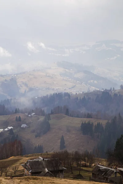 Malebná Krajinná Vesnička Krasnoyillya Ukrajina — Stock fotografie