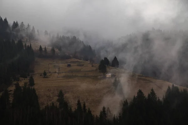 Malebná Krajinná Vesnička Krasnoyillya Ukrajina — Stock fotografie