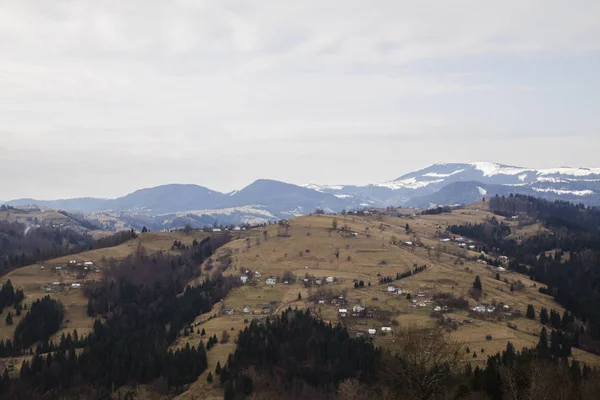 Malebná Krajinná Vesnička Krasnoyillya Ukrajina — Stock fotografie