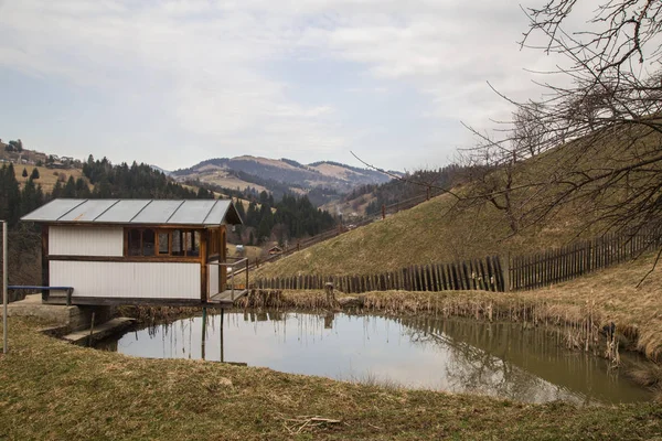 Scenic Landschap Krasnoyillya Village Oekraïne — Stockfoto