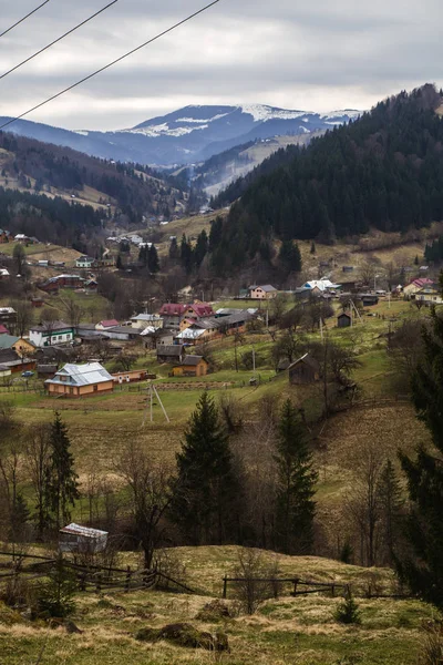 Malebná Krajinná Vesnička Krasnoyillya Ukrajina — Stock fotografie