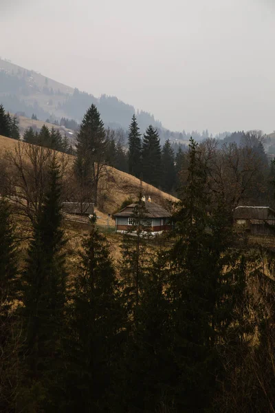 Paisaje Pintoresco Cerca Aldea Holovy Ucrania — Foto de Stock