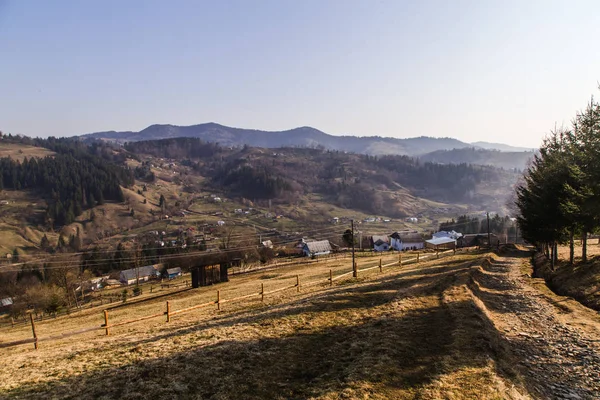 Malebná Krajina Nedaleko Vesnice Holovy Ukrajina — Stock fotografie