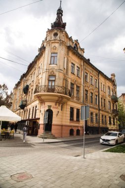 gündüz Lviv şehir mimarisinin görünümü, Ukrayna