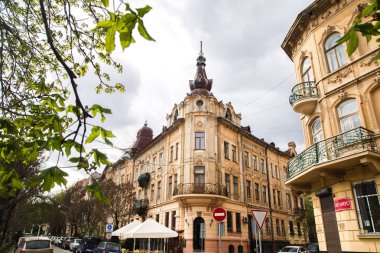gündüz Lviv şehir mimarisinin görünümü, Ukrayna