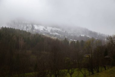 dağ köyü Maliy Rojyn görünümü, Ukrayna