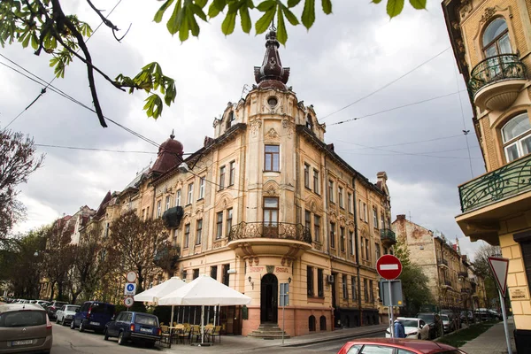 Uitzicht Lviv City Architectuur Overdag Oekraïne — Stockfoto