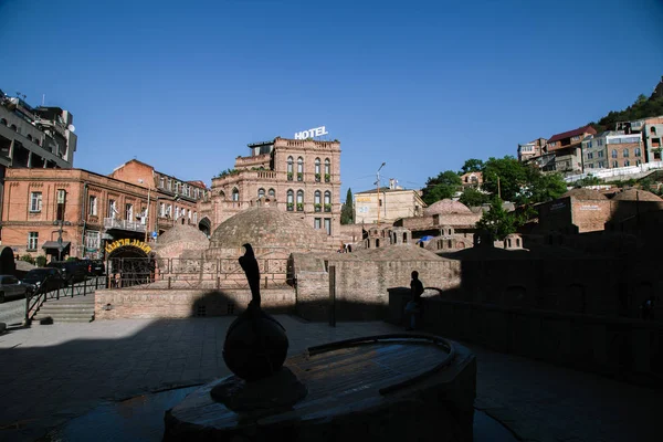 Gündüz Tiflis Şehri Manzarası Gürcistan — Stok fotoğraf