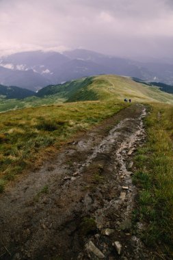 gündüz Blyznytsya Dağı görünümü, Kvasy, Ukrayna 