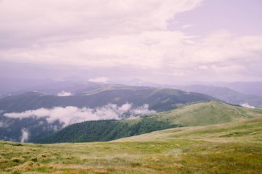 gündüz Blyznytsya Dağı görünümü, Kvasy, Ukrayna 