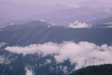 gündüz Blyznytsya Dağı görünümü, Kvasy, Ukrayna 