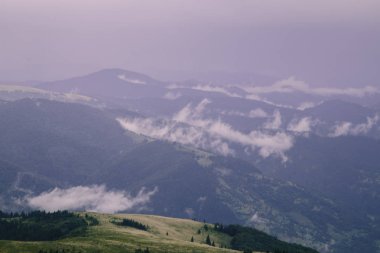 gündüz Blyznytsya Dağı görünümü, Kvasy, Ukrayna 