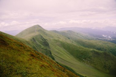 gündüz Blyznytsya Dağı görünümü, Kvasy, Ukrayna 